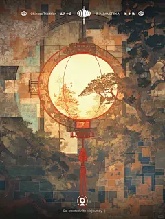AIGC元宵节咒语｜灯火映照元宵夜 - 小红书