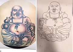 比利刺青TATTOO工作室采集到观音   佛祖 纹身素材
