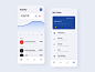 Digital Bank App UI Design bank card ios app design ios app ios blue product design app ui app ui design app design app digital banking digital banking app bank app bank apps minimal clean ux ui