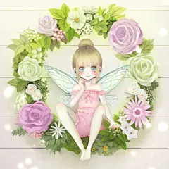 Naughty fairy／清水ゆず(Yuzu Shimizu) : 插画作品 Naughty fairy ，是附有 2022年8月主题：原创角色, 女孩, 原创, 小仙子, 原创人设, 創作男女, 花, 植物 等标签， 由 清水ゆず(Yuzu Shimizu) 所創作的作品。 在ART street里，清水ゆず(Yuzu Shimizu)的留言是Twitter→https://twitter.com/Yuzu_Shimizu