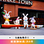 户外卡通兔子座椅玻璃钢雕塑中秋国庆节商场拍照大摆件热气球装饰-淘宝网