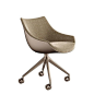 248 Passion Cassina Armchair 4 Point-Star On Castors