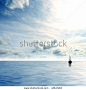 stock photo : Picture of lonely sailing boat