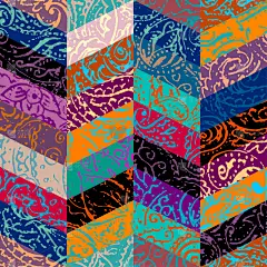 拼缝物,螺旋花纹呢,抽象拼贴画,时尚,亚洲,传统,接缝,摆拍,棉被,弯曲