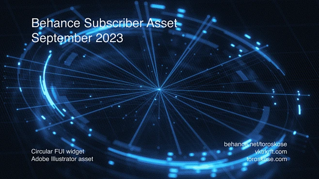 FUI assets vector FUI design user interface Scifi tech future ...