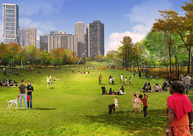 芝加哥玛吉戴利城市公园景观设计 b