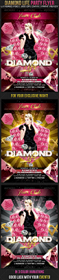 Diamond Life Party Flyer - GraphicRiver Item for Sale