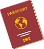 卡通护照PNG免抠素材模板 高清PNG图片