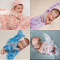 出租 新款欧美蕾丝儿童摄影服装裹布影楼新生婴儿拍照纯棉裹纱-淘宝网