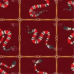 蛇,腰带,四方连续纹样,现代,纺织品,华贵,野生动物,壁纸,巴洛克风格,自然美