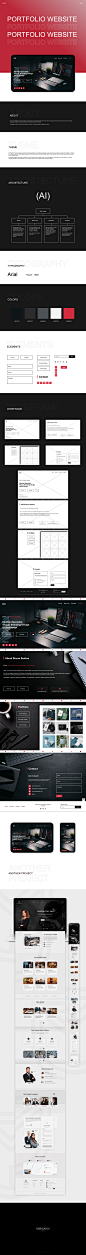 design Minimalism portfolio UI ux Web Web Design  Website Website Design website portfolio