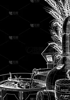边框,模板,设备用品,威士忌,空白的,垂直画幅,谷类,切片食物,做