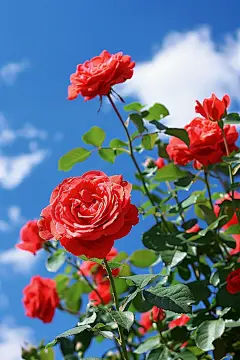 盛开的花朵月季花花蕊