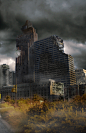 Matte Painting︰ Create A Distressed Surreal Cityscape - MyInkBlog(E6403)