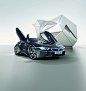 BMW I8 campaign Autmotive print layouts composing concept design futute