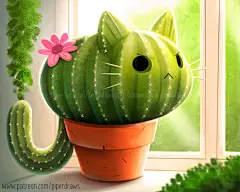 3061. Catcus - Illustration