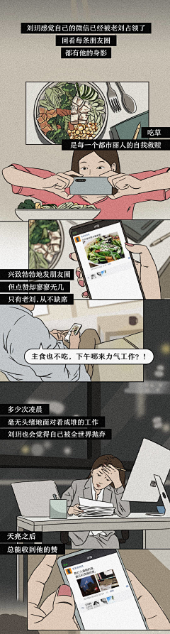 通天塔1048采集到微信长文漫画