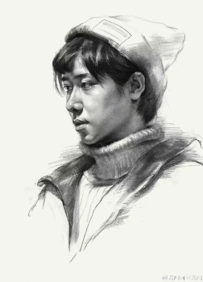 老鹰画室应锡强素描作品