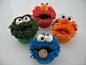 Sesame Street Cupcake idea - perfect for birthday parties!