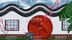 中式建筑插画  - 源文件下载【酷图网】复古中式背景,古建筑,古建筑矢量,建筑亭楼,江山如画,国画,忆江南,中式山水画,国画山水,山水画,小舟,落霞孤鹜,渔舟唱晚,宁静致远,水墨,山水情,水墨山水,简约背景墙,中国风背景墙,中式电视墙,