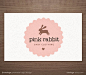 Premade Logo Design Bunny Emblem Label Kids Baby Boutique Photography Small Business. $15.00, via Etsy.: 