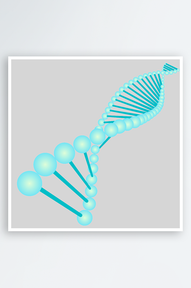 卡通生物基因dna化妆品医疗化学分子