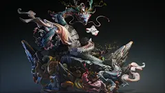 歲月-傳承模型 - 角色/人物/生物 - 作品模型 - CG模型网