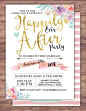 Happily ever after invitation, BOHO wedding shower Invitation, couples shower, arrows, Tribal, wedding, bridal shower invitation : DIGITAL FILE ONLY • I EDIT • YOU PRINT FREE OPTIONAL BACK PATTERN INCLUDED ( see sample photos) Please leave your party info