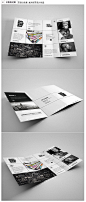 折页版式设计 折页设计欣赏 三折页设计作品 老外折页设计