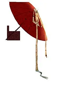 手绘古物 【伞】【红色】【古风】
