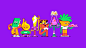 branding  game Fun visual identity ILLUSTRATION  Logotype Brand Design Character design  colorful