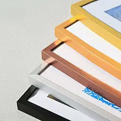 铝合金相框画框定制挂墙空框a34K海报框裱框a4展示拼图框装裱框架-tmall.com天猫