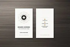 15款欧式优雅黑色大气商务名片设计AI元素VI样机PSD源文件素材-淘宝网