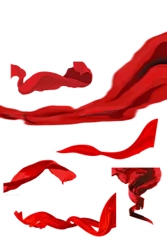 红布帘红绸布红布幕帘素材