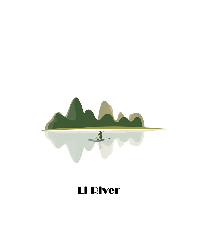 桂林简笔画｜暑假去哪里玩(供线稿) - ...