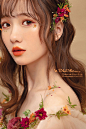 人物#模特#png素材#美女#免抠韩国店铺女人完美眼妆唇妆化妆品写真时尚摄影小清新...