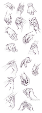 hands manos practica: 