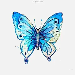 蝴蝶蓝色透明翅膀昆虫PNG图片大小3000x3000px 图片尺寸3.93 MB 来自PNG搜索网 pngss.com 免费免扣png素材下载！缤纷#翅膀#春光#春花#春回大地#春日#春天#春游#二十四节气#粉色#花枝#惊蛰#卡通手绘#