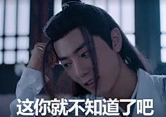 #肖战魏无羡表情包# 特别喜欢肖战啊 ​​​​