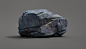 Rock/Boulder speedsculpt in  Zbrush, Alen Vejzovic : This Rock/Boulder was part of the Rock/Cliff/Terrain workshop I did for CGMA.
Not very detailed, but the main shapes are there.
Check the sculpting video of the base rock shape if you like the resulting