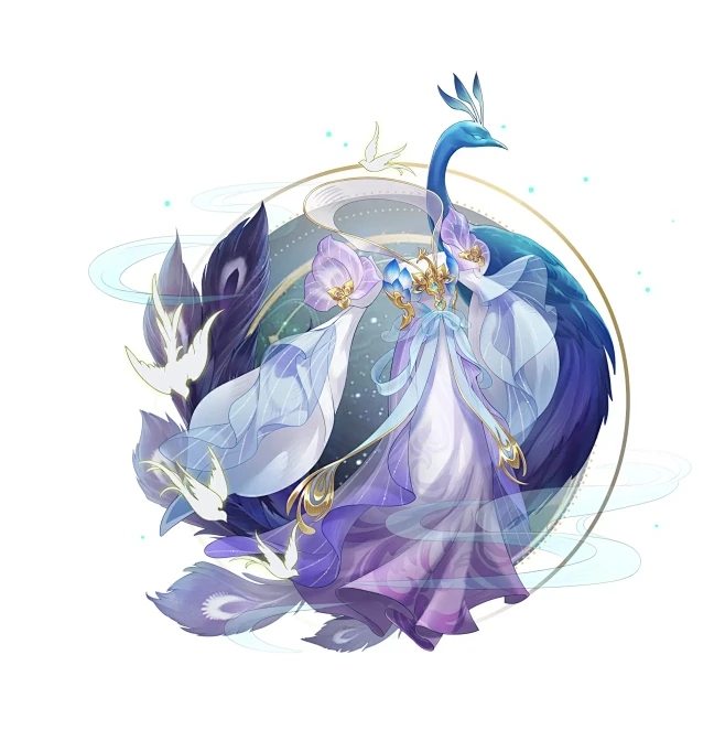 琉璃雀翎-花瓣网