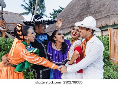 group of mexican dan...