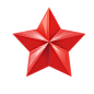 红色的五角星图标 iconpng.com #采集大赛#