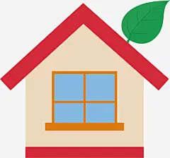 水彩绿色家园矢量图免抠素材_新图网 https://ixintu.com 卡通 家园 居住 手绘 树叶 绿色 美好 矢量图