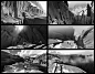 Composition thumbnails, Lorenzo Lanfranconi : Some other composition thumbnails done last summer for a personal project. Hope to realize this story one day.