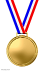 金属金色奖励荣誉奖牌