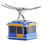 Ropeway 3D Icon