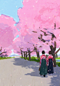 别致的色调，日本插画师Tatsuro Kiuchi