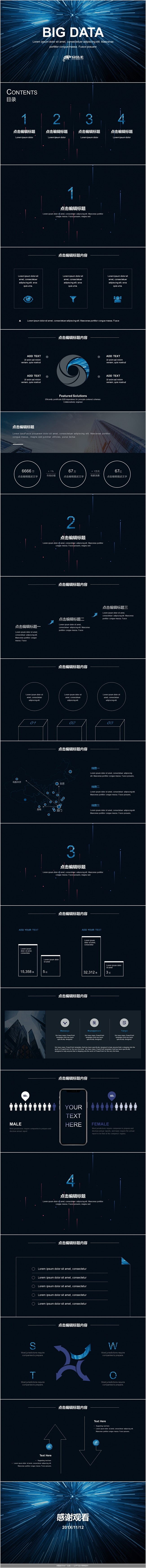 大数据互联网科技深度学习人工智能商务通用...