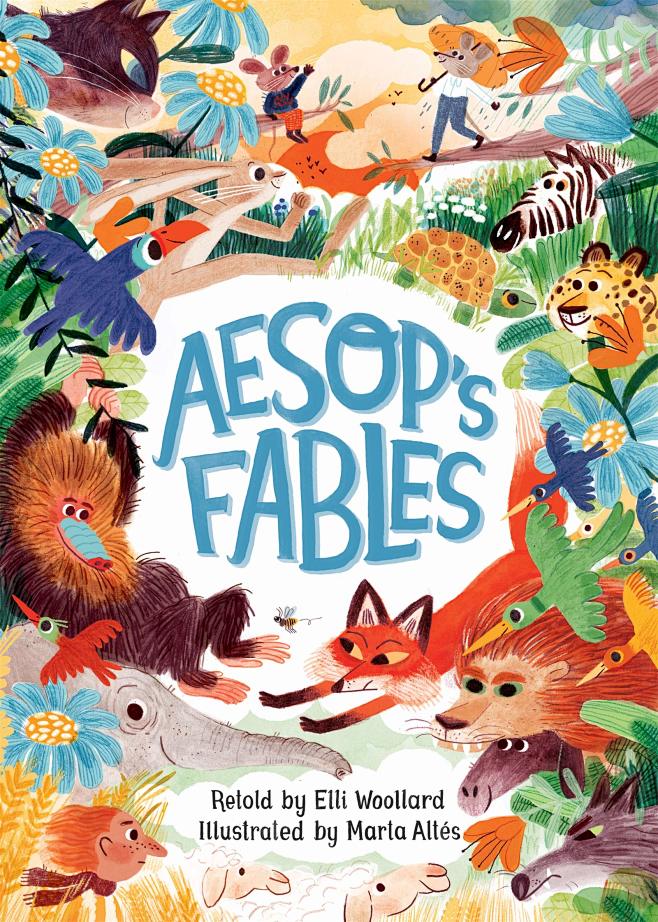 英文原版 伊索寓言 Marta Altés插画版 经典儿童读物 绘本 Aesop's Fables, Retold by Elli ...